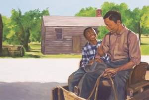 息子の慰め、2003（船内の油とアクリル） 作： Colin Bootman